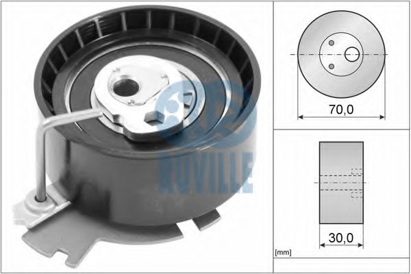 RUVILLE 56638 Натяжной ролик, ремень ГРМ для PEUGEOT 207 (Пежо 207) RUVILLE 56638 Натяжной ролик, ремень ГРМ для PEUGEOT 207 (Пежо 207)