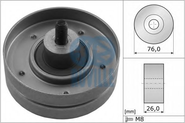 RUVILLE 55223 Паразитный ведущий ролик, поликлиновой ремень для FORD ORION II (Форд Орион 2) RUVILLE 55223 Паразитный ведущий ролик, поликлиновой ремень для FORD ORION II (Форд Орион 2)