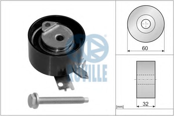 RUVILLE 55581 Натяжной ролик, ремень ГРМ для NISSAN (Ниссан) RUVILLE 55581 Натяжной ролик, ремень ГРМ для NISSAN (Ниссан)