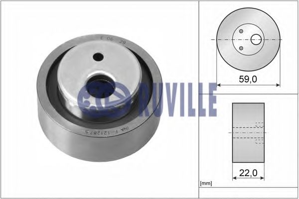 RUVILLE 56600 Натяжной ролик, ремень ГРМ для CITROëN (Cитроëн) RUVILLE 56600 Натяжной ролик, ремень ГРМ для CITROëN (Cитроëн)