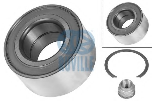 RUVILLE 5837 Комплект подшипника ступицы колеса 