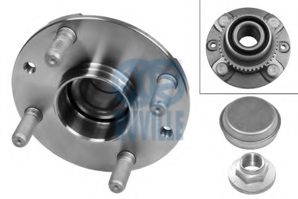 RUVILLE 7035 Комплект подшипника ступицы колеса для MAZDA 121 METRO (Мазда 121 мэтро) RUVILLE 7035 Комплект подшипника ступицы колеса для MAZDA 121 METRO (Мазда 121 мэтро)