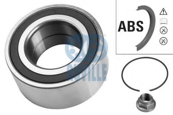 RUVILLE 6126 Комплект подшипника ступицы колеса 