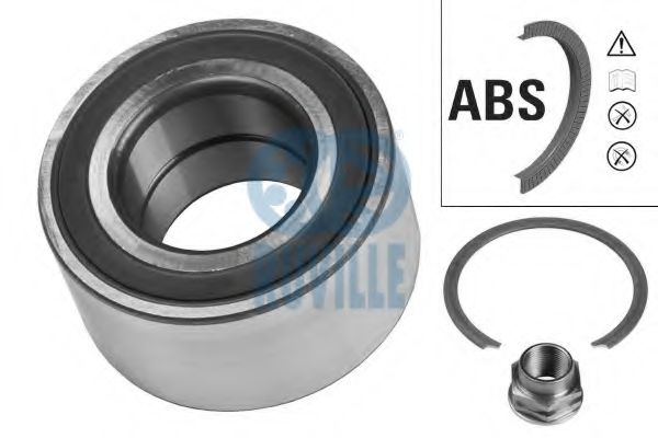 RUVILLE 5857 Комплект подшипника ступицы колеса 