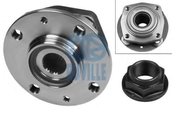 RUVILLE 6424 Комплект подшипника ступицы колеса 