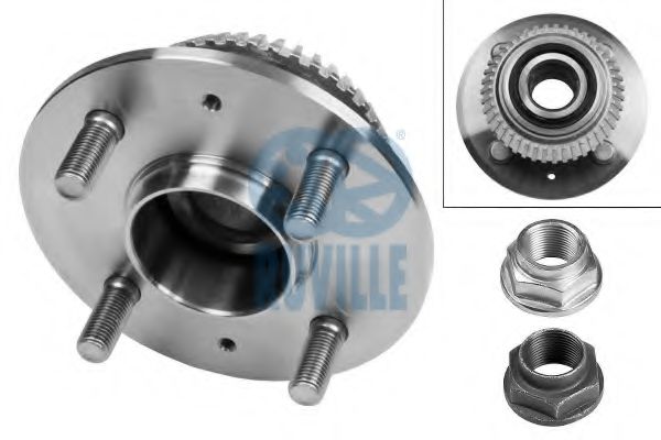 RUVILLE 6119 Комплект подшипника ступицы колеса 