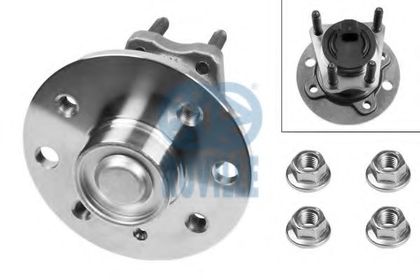 RUVILLE 5350 Комплект подшипника ступицы колеса для OPEL ASTRA H HATCH (Опель Астра н хэтчбек) RUVILLE 5350 Комплект подшипника ступицы колеса для OPEL ASTRA H HATCH (Опель Астра н хэтчбек)