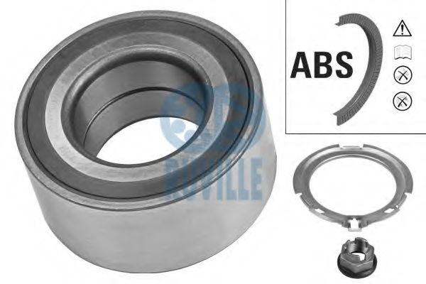 RUVILLE 5569 Комплект подшипника ступицы колеса 