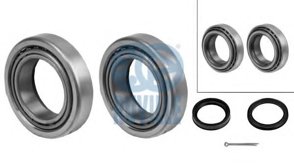RUVILLE 6802 Комплект подшипника ступицы колеса 