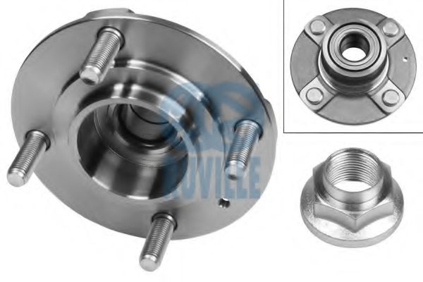 RUVILLE 8402 Комплект подшипника ступицы колеса для HYUNDAI EXCEL (Хендай Эxcэл) RUVILLE 8402 Комплект подшипника ступицы колеса для HYUNDAI EXCEL (Хендай Эxcэл)