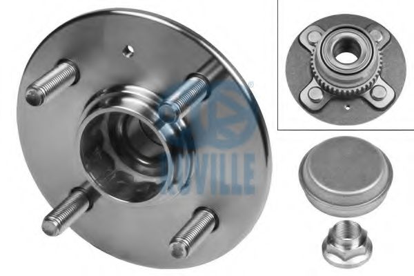RUVILLE 8408 Комплект подшипника ступицы колеса для HYUNDAI VERNA II (Хендай Vэрна 2) RUVILLE 8408 Комплект подшипника ступицы колеса для HYUNDAI VERNA II (Хендай Vэрна 2)