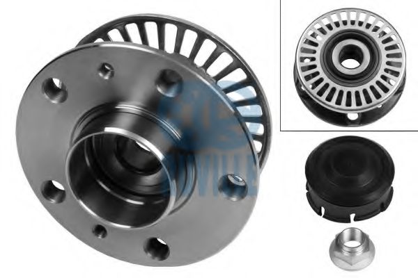 RUVILLE 5542 Комплект подшипника ступицы колеса 