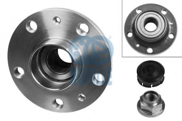 RUVILLE 5553 Комплект подшипника ступицы колеса 