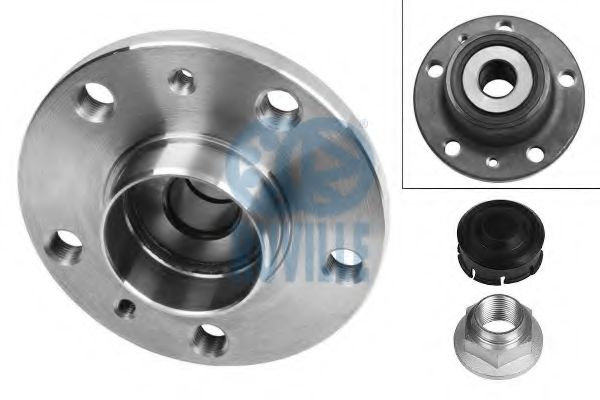 RUVILLE 5555 Комплект подшипника ступицы колеса 