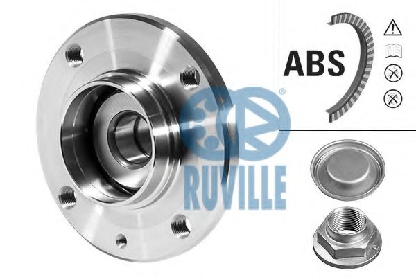 RUVILLE 5942 Комплект подшипника ступицы колеса для CITROËN C4 PALLAS (CитроËн С4 пэлас) RUVILLE 5942 Комплект подшипника ступицы колеса для CITROËN C4 PALLAS (CитроËн С4 пэлас)