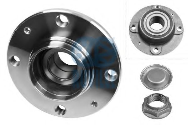 RUVILLE 6631 Комплект подшипника ступицы колеса 