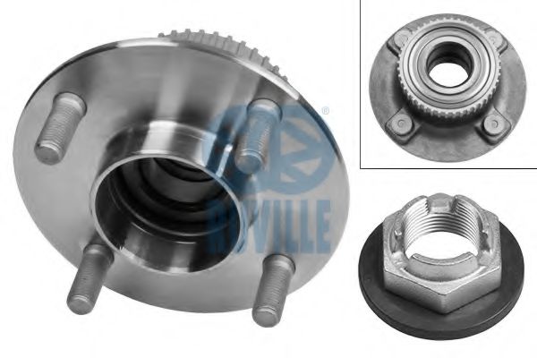 RUVILLE 5244 Комплект подшипника ступицы колеса для FORD MONDEO II (Форд Мондео 2) RUVILLE 5244 Комплект подшипника ступицы колеса для FORD MONDEO II (Форд Мондео 2)