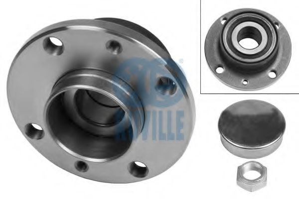 RUVILLE 5853 Комплект подшипника ступицы колеса 