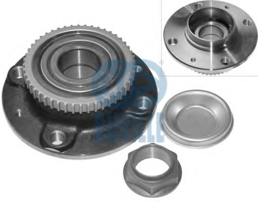 RUVILLE 5943 Комплект подшипника ступицы колеса 