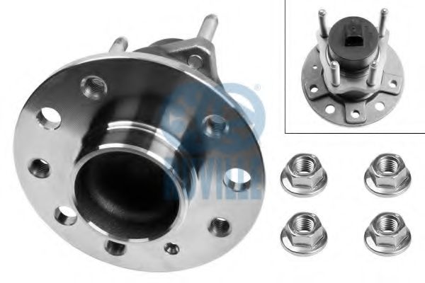 RUVILLE 6417 Комплект подшипника ступицы колеса 