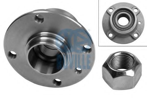RUVILLE 6510 Комплект подшипника ступицы колеса 