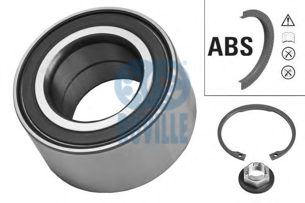 RUVILLE 5255 Комплект подшипника ступицы колеса для FORD FUSION (Форд Фьюжн) RUVILLE 5255 Комплект подшипника ступицы колеса для FORD FUSION (Форд Фьюжн)