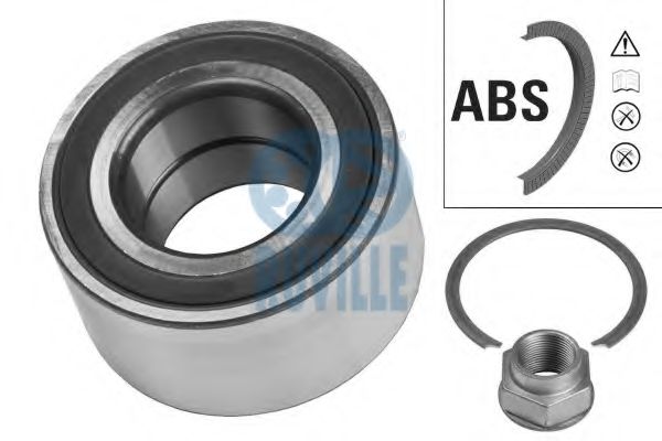 RUVILLE 5843 Комплект подшипника ступицы колеса для FIAT BARCHETTA (Фиат Барчэтта) RUVILLE 5843 Комплект подшипника ступицы колеса для FIAT BARCHETTA (Фиат Барчэтта)