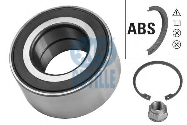RUVILLE 5845 Комплект подшипника ступицы колеса 