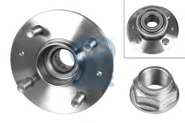 RUVILLE 6128 Комплект подшипника ступицы колеса 