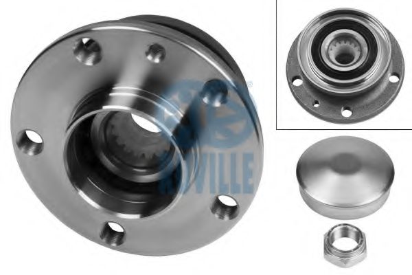 RUVILLE 6052 Комплект подшипника ступицы колеса 