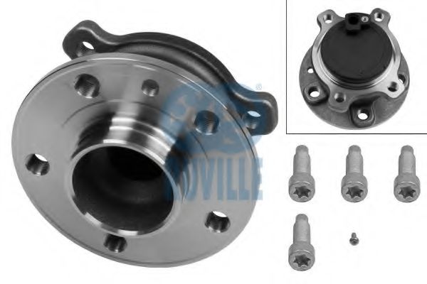 RUVILLE 6538 Комплект подшипника ступицы колеса 