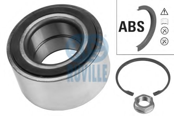 RUVILLE 6634 Комплект подшипника ступицы колеса для PEUGEOT (Пежо) RUVILLE 6634 Комплект подшипника ступицы колеса для PEUGEOT (Пежо)
