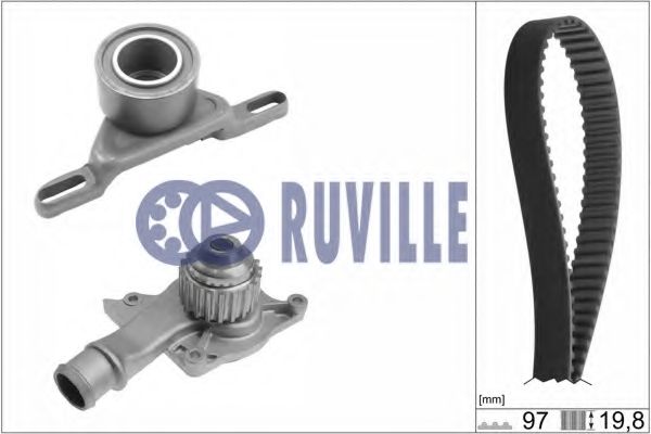 RUVILLE 55202701 Комплект ремня ГРМ для FORD ORION II (Форд Орион 2) RUVILLE 55202701 Комплект ремня ГРМ для FORD ORION II (Форд Орион 2)