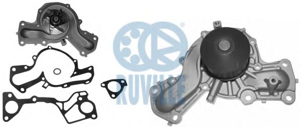 RUVILLE 67309 Водяной насос для MITSUBISHI PAJERO SPORT II (Митсубиши/митсубиси Паджеро спорт 2) RUVILLE 67309 Водяной насос для MITSUBISHI PAJERO SPORT II (Митсубиши/митсубиси Паджеро спорт 2)