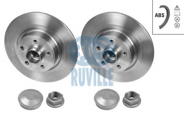 RUVILLE 5583BD Тормозной диск 