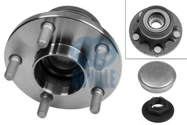 RUVILLE 5277 Комплект подшипника ступицы колеса для FORD NEO CONNECT (Форд Нэо cоннэcт) RUVILLE 5277 Комплект подшипника ступицы колеса для FORD NEO CONNECT (Форд Нэо cоннэcт)