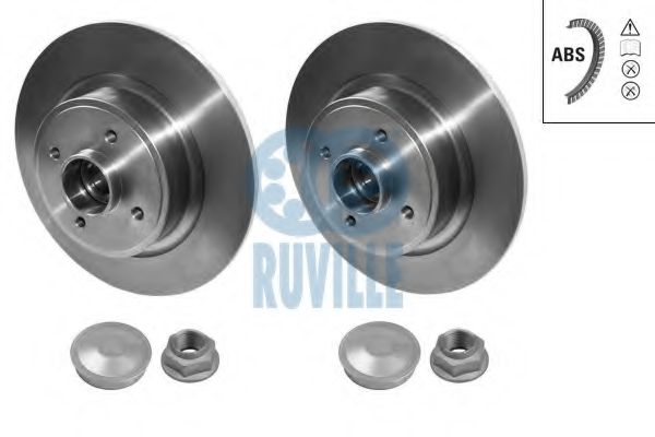 RUVILLE 5585BD Тормозной диск для RENAULT (Рено) RUVILLE 5585BD Тормозной диск для RENAULT (Рено)