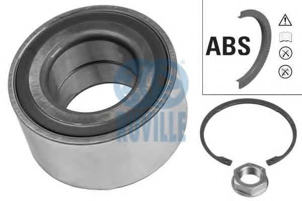 RUVILLE 6638 Комплект подшипника ступицы колеса 
