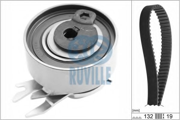 RUVILLE 5542770 Комплект ремня ГРМ для VOLKSWAGEN POLO (Фольксваген Поло) RUVILLE 5542770 Комплект ремня ГРМ для VOLKSWAGEN POLO (Фольксваген Поло)