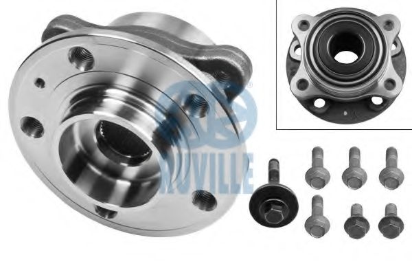 RUVILLE 6540 Комплект подшипника ступицы колеса 
