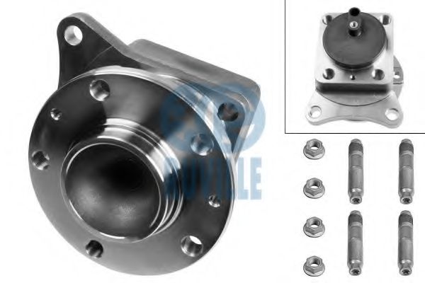 RUVILLE 6637 Комплект подшипника ступицы колеса 