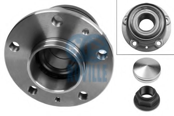 RUVILLE 6641 Комплект подшипника ступицы колеса 