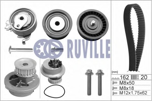 RUVILLE 55327731 Комплект ремня ГРМ для OPEL CORSA CLASSIC (Опель Корса классик) RUVILLE 55327731 Комплект ремня ГРМ для OPEL CORSA CLASSIC (Опель Корса классик)