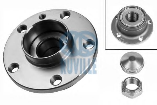 RUVILLE 5864 Комплект подшипника ступицы колеса 