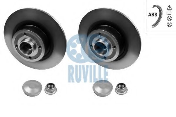 RUVILLE 5587BD Тормозной диск для RENAULT (Рено) RUVILLE 5587BD Тормозной диск для RENAULT (Рено)