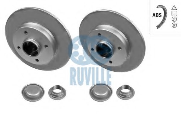 RUVILLE 6642BD Тормозной диск для PEUGEOT (Пежо) RUVILLE 6642BD Тормозной диск для PEUGEOT (Пежо)