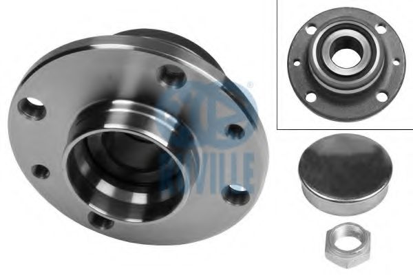 RUVILLE 5867 Комплект подшипника ступицы колеса 