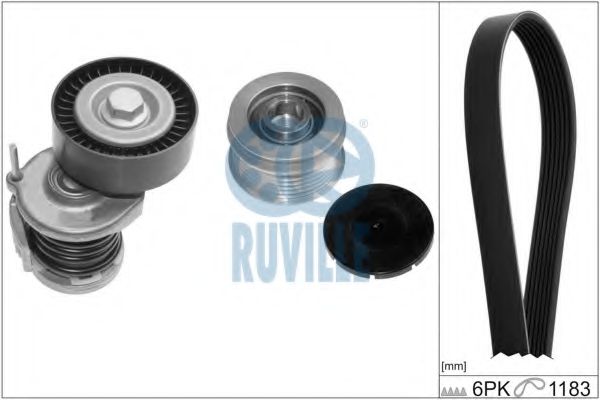 RUVILLE 5577680 Поликлиновой ременный комплект для SEAT IBIZA IV (Сеат Ибица 4) RUVILLE 5577680 Поликлиновой ременный комплект для SEAT IBIZA IV (Сеат Ибица 4)