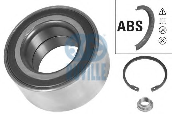 RUVILLE 6267 Комплект подшипника ступицы колеса 