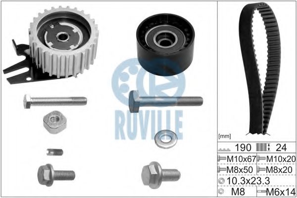 RUVILLE 5603677 Комплект ремня ГРМ для FIAT (Фиат) RUVILLE 5603677 Комплект ремня ГРМ для FIAT (Фиат)